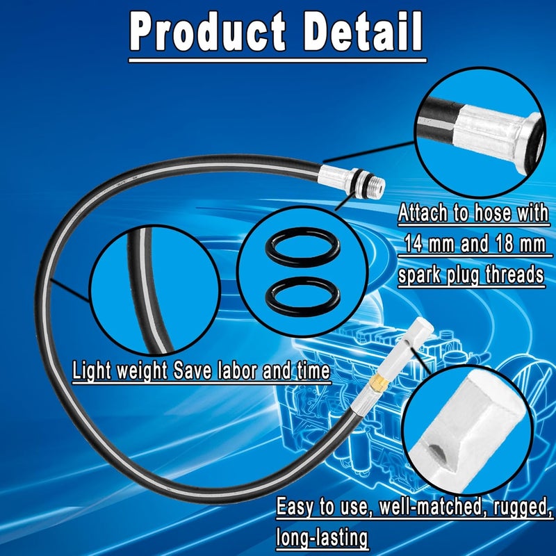 FullMayPro 8016MRG Tdc Whistle Thread Top Dead Center Indicator Center Top Dead Whistler,Replace 8016MRG 33650 7880,With gasket, sealing tape - Image 3